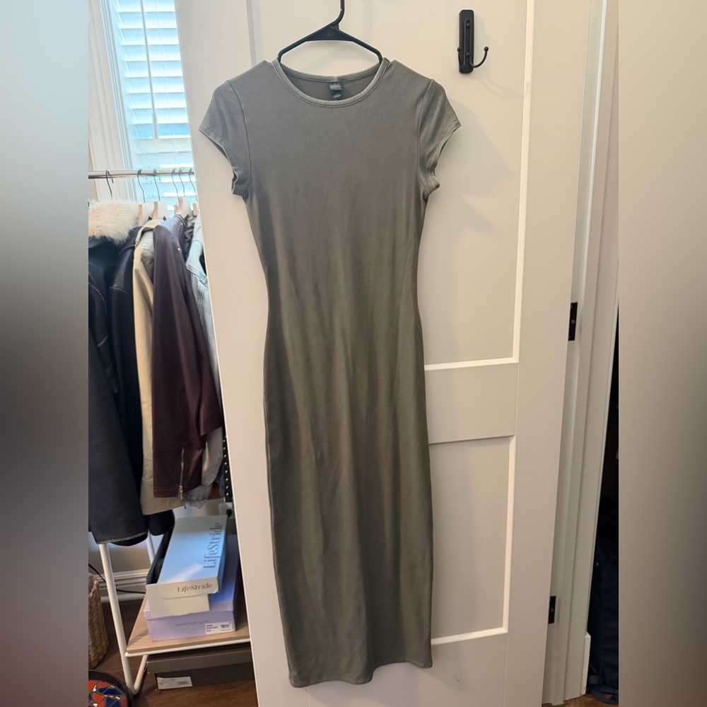 Wild Fable Olive Midi Dress